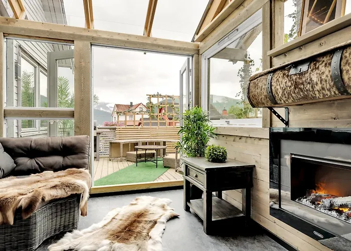 The Arctic Totem - Ice Bear & Sami Winter Garden Tromsø